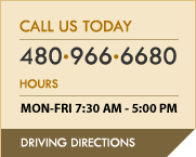 call 480-996-6680 for full service auto repair mon-fri 7:30-5:00